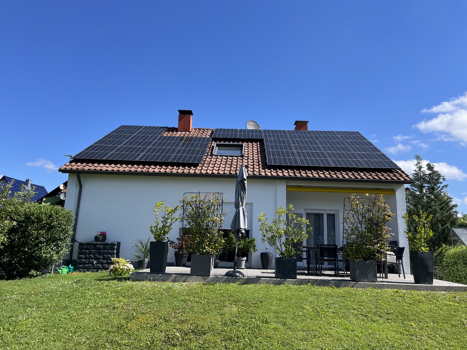 Photovoltaik Komplettsystem illustration